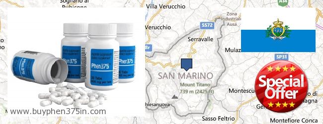 Var kan man köpa Phen375 nätet San Marino